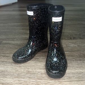 Hunter Kids' Original First Classic Glitter Rain Boot